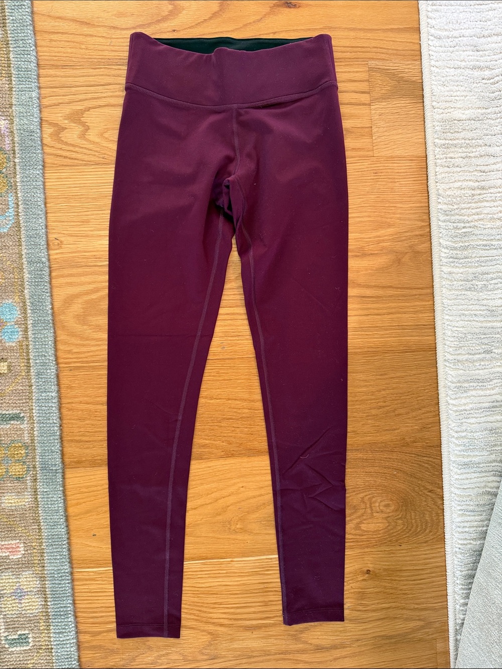 Victoria's Secret Burgundy High-Waist Leggings